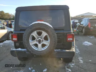2021 Jeep Wrangler Unlimited 80th Anniversary with VIN 1C4HJXDN8MW526846, listed as a Copart auction lot 82920884 with 57,863 mi miles and Salvage title. Bid and sale history available at DreamBid. Image 6.