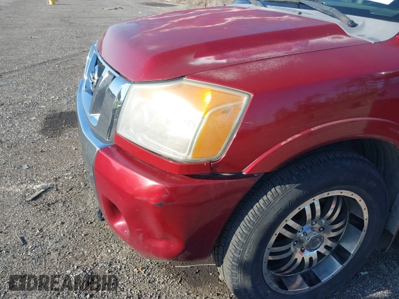 2008 Nissan Titan XE with VIN 1N6AA07D08N345373, listed as a IAAI auction lot 42035751 with 350,869 mi miles. Bid and sale history available at carsss.com. Image 6.