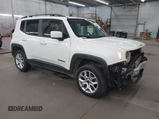 2018 Jeep Renegade Latitude with VIN ZACCJBBBXJPH92822, listed as a IAAI auction lot 41814692 with 135,207 mi miles and . Bid and sale history available at carsss.com. Image 1.