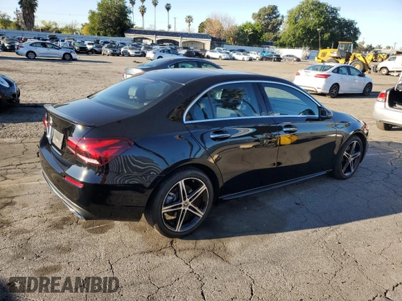 2022 Mercedes-Benz A 220 with VIN W1K3G4EB9NJ328731, listed as a Copart auction lot 48239395 with 15,268 mi miles and Salvage Title. Bid and sale history available at DreamBid. Image 3.
