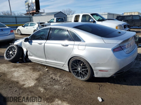 2014 Lincoln MKZ with VIN 3LN6L2J95ER822967, listed as a Copart auction lot 46287135 with 111,024 mi miles and Salvage Title. Bid and sale history available at carsss.com. Image 2.