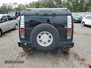 2003 Hummer H2 with VIN 5GRGN23U93H111760, listed as a Copart auction lot 79600154 with 154,552 mi miles and Salvage Title. Bid and sale history available at carsss.com. Image 6.