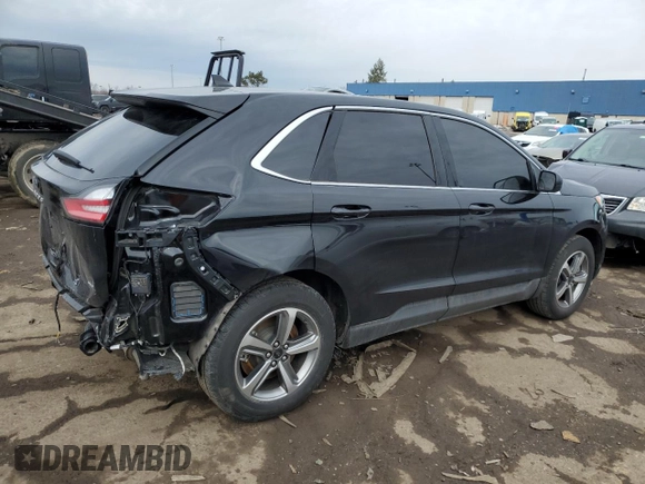 2023 Ford Edge SEL with VIN 2FMPK4J92PBA43966, listed as a Copart auction lot 47220925 with 23,850 mi miles and Salvage Title. Bid and sale history available at carsss.com. Image 3.