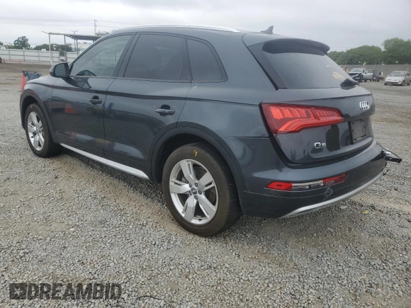 2018 Audi Q5 Premium с VIN WA1ANAFYXJ2077287, выставлен на аукционе Copart как лот 59800915 с пробегом 40 001 миль миль и Списание • Salvage title. История ставок и продаж доступна на DreamBid. Изображение 2.
