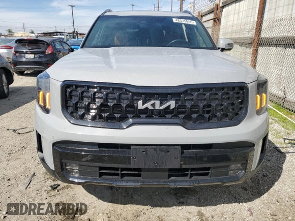 2024 Kia Telluride SX X-Line with VIN 5XYP5DGC7RG431157, listed as a Copart auction lot 48375855 with 17,765 mi miles and Salvage Title. Bid and sale history available at carsss.com. Image 5.