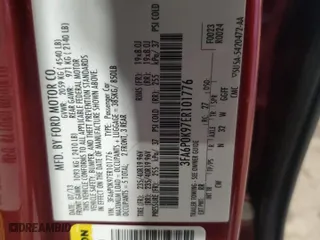2014 Ford Fusion Titanium with VIN 3FA6P0K97ER101776, listed as a Copart auction lot 51811105 with 128,118 mi miles and Salvage Title. Bid and sale history available at carsss.com. Image 13.