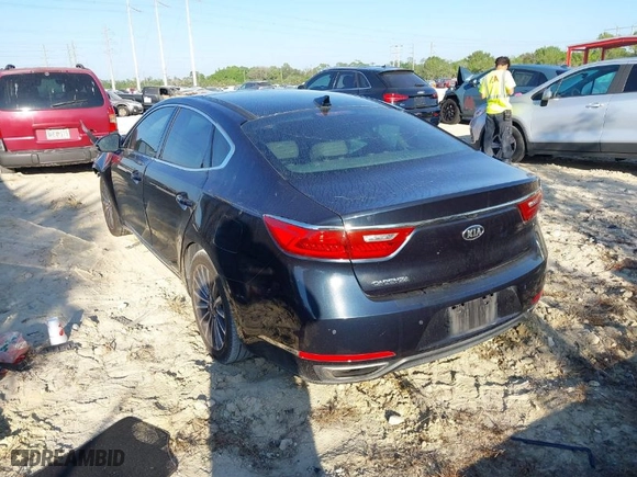2017 Kia Cadenza Limited with VIN KNALC4J19H5077478, listed as a IAAI auction lot 41514106 with NaN miles. Bid and sale history available at carsss.com. Image 3.