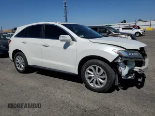 2017 Acura RDX Technology with VIN 5J8TB3H59HL006724, listed as a Copart auction lot 60851355 with 93,131 mi miles and Salvage title. Bid and sale history available at DreamBid. Image 4.