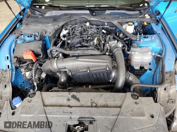 2024 Ford Mustang EcoBoost with VIN 1FAGP8UH7R5132543, listed as a Copart auction lot 60214145 with 21,728 mi miles and Clean title. Bid and sale history available at DreamBid. Image 11.