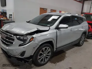 2018 GMC Terrain SLT with VIN 3GKALVEX1JL245798, listed as a IAAI auction lot 41497698 with 75,558 mi miles. Bid and sale history available at carsss.com. Image 2.