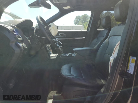 2019 Ford Explorer Sport with VIN 1FM5K8GT0KGB32227, listed as a Copart auction lot 56478445 with 39,980 mi miles and Salvage title. Bid and sale history available at DreamBid. Image 7.