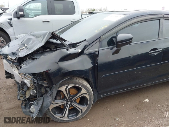 2015 Honda Civic Sedan Si with VIN 2HGFB6E55FH705829, listed as a IAAI auction lot 41876037 with 225,490 mi miles. Bid and sale history available at carsss.com. Image 6.