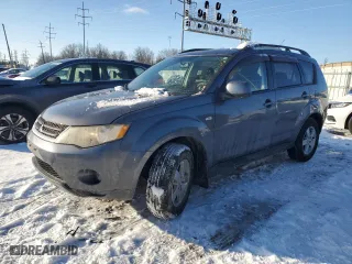 2009 Mitsubishi Outlander ES with VIN JA4LS21WX9Z011127, listed as a Copart auction lot 87739525 with 118,341 mi miles and Salvage Title. Bid and sale history available at carsss.com. Image 1.