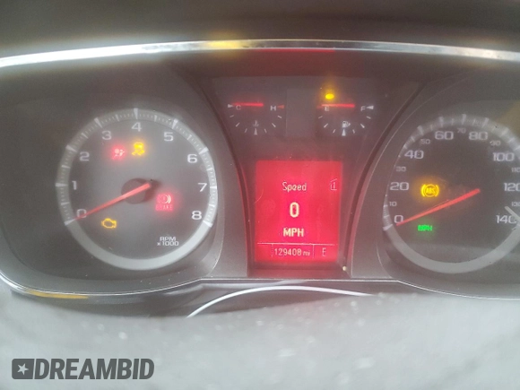2012 GMC Terrain SLT-1 with VIN 2GKFLUE50C6345655, listed as a Copart auction lot 45092035 with 129,408 mi miles and Salvage Title. Bid and sale history available at carsss.com. Image 9.