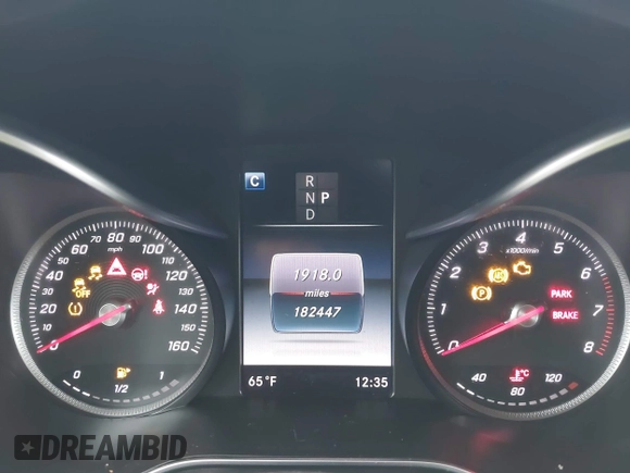 2016 Mercedes-Benz GLC with VIN WDC0G4JB6GF089397, listed as a IAAI auction lot 41505988 with 182,447 mi miles. Bid and sale history available at carsss.com. Image 16.