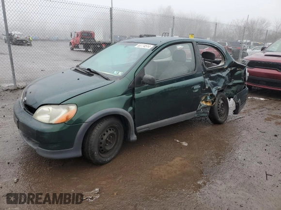 2000 Toyota ECHO with VIN JTDAT1231Y0041399, listed as a Copart auction lot 83774514 with 128,465 mi miles and Salvage Title. Bid and sale history available at DreamBid. Image 1.