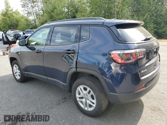 2017 Jeep Compass Sport с VIN 3C4NJDAB0HT639665, выставлен на аукционе Copart как лот 61743885 с пробегом 36 004 миль миль и Списание • Salvage title. История ставок и продаж доступна на DreamBid. Изображение 2.