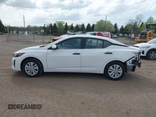 2025 Nissan Sentra S with VIN 3N1AB8BV3SY212859, listed as a IAAI auction lot 41582517 with 3,154 mi miles and . Bid and sale history available at DreamBid. Image 14.