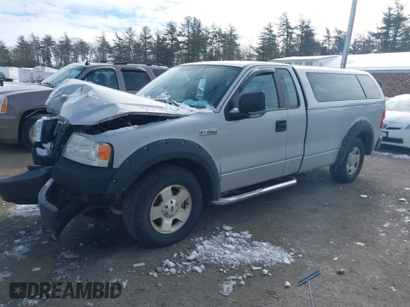 2007 Ford F-150 XL with VIN 1FTRF12W67NA40142, listed as a IAAI auction lot 41617797 with 216,585 mi miles. Bid and sale history available at carsss.com. Image 2.