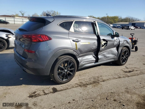 2019 Hyundai Tucson SEL with VIN KM8J3CAL1KU018987, listed as a Copart auction lot 53253645 with 108,527 mi miles and Salvage Title. Bid and sale history available at carsss.com. Image 3.
