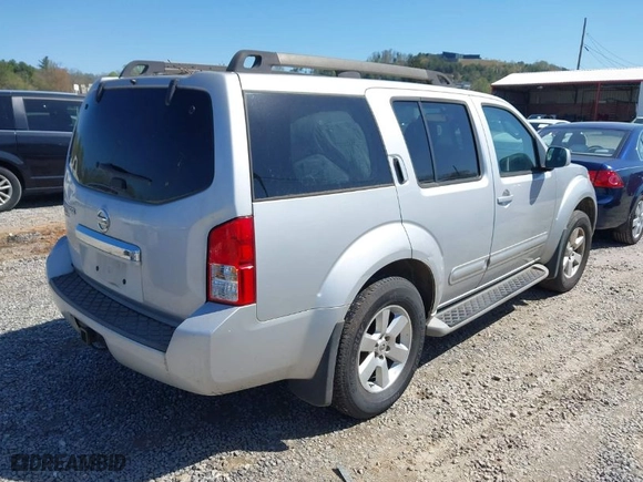 2012 Nissan Pathfinder SV with VIN 5N1AR1NB9CC625487, listed as a IAAI auction lot 41994728 with 1 mi miles. Bid and sale history available at carsss.com. Image 4.