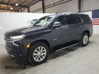 2024 Chevrolet Tahoe Premier with VIN 1GNSCSKD3RR276166, listed as a Copart auction lot 46035455 with 23,899 mi miles and Salvage title. Bid and sale history available at DreamBid. Image 1.