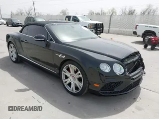 2016 Bentley Continental GT S with VIN SCBGH3ZA1GC052477, listed as a IAAI auction lot 41830069 with 18,285 mi miles and . Bid and sale history available at DreamBid. Image 1.