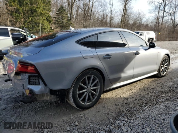 2017 Audi A7 Premium Plus with VIN WAUW2AFCXHN023910, listed as a Copart auction lot 86535324 with 63,793 mi miles and Salvage title. Bid and sale history available at DreamBid. Image 3.