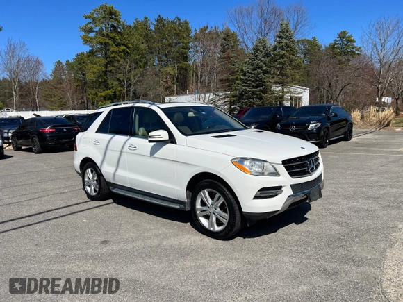 2015 Mercedes-Benz M ML 350 with VIN 4JGDA5JB1FA608992, listed as a Copart auction lot 53400185 with 230,284 mi miles and Clean Title. Bid and sale history available at carsss.com. Image 1.