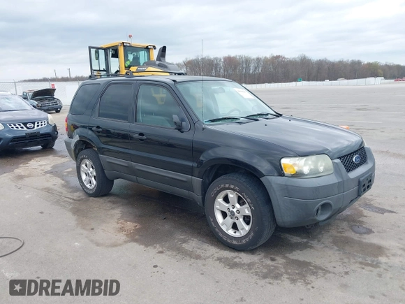 2005 Ford Escape XLT with VIN 1FMCU03135KB37656, listed as a IAAI auction lot 41908207 with 191,899 mi miles. Bid and sale history available at carsss.com. Image 1.