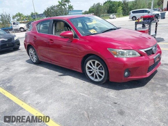 2013 Lexus CT 200h with VIN JTHKD5BH4D2134161, listed as a IAAI auction lot 42501508 with 227,626 mi miles and . Bid and sale history available at DreamBid. Image 1.