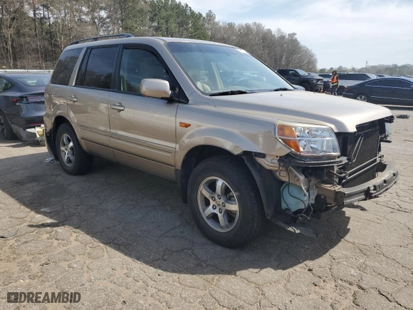 2006 Honda Pilot EX-L with VIN 5FNYF285X6B039458, listed as a Copart auction lot 49617045 with 92,063 mi miles and Clean Title. Bid and sale history available at carsss.com. Image 4.