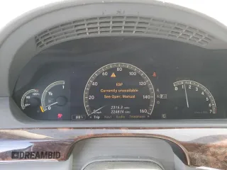 2007 Mercedes-Benz S 550 z VIN WDDNG71X27A108362, wystawiony jako Copart lot #58096325 z przebiegiem 224 874 mil mil oraz Szkoda całkowita • Salvage title. Historia ofert i sprzedaży dostępna na DreamBid. Obrazek 9.