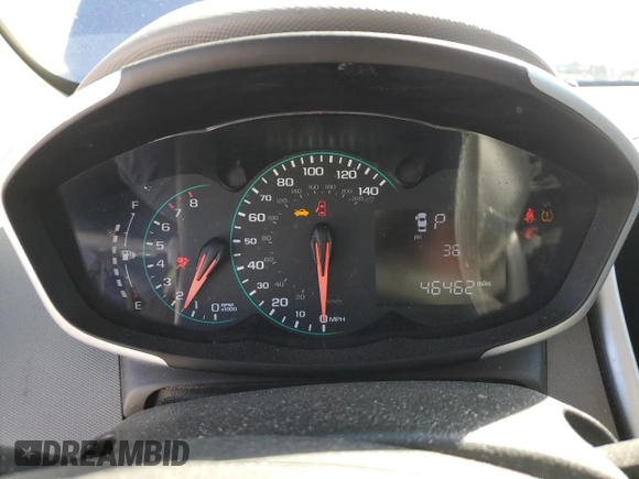 2020 Chevrolet Sonic LT with VIN 1G1JD5SB0L4143119, listed as a Copart auction lot 53456455 with 46,462 mi miles and Salvage title. Bid and sale history available at DreamBid. Image 9.