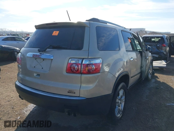 2011 GMC Acadia SL with VIN 1GKKRNED4BJ367573, listed as a IAAI auction lot 41240074 with Not Provided miles and . Bid and sale history available at carsss.com. Image 4.