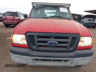 2005 Ford Ranger XL with VIN 1FTYR15E95PA58593, listed as a IAAI auction lot 41706058 with 129,282 mi miles. Bid and sale history available at carsss.com. Image 6.