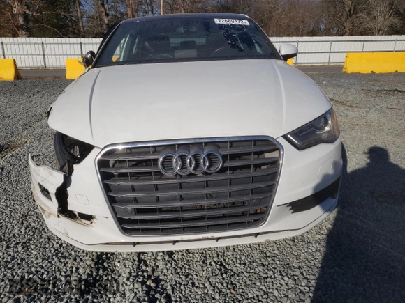 2015 Audi A3 1.8T Premium with VIN WAUACGFF1F1092283, listed as a Copart auction lot 72689472 with 97,767 mi miles. Bid and sale history available at carsss.com. Image 5.