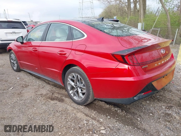 2020 Hyundai Sonata SEL z VIN 5NPEF4JAXLH001201, wystawiony jako IAAI lot #41984667 z przebiegiem 49 012 mil mil oraz . Historia ofert i sprzedaży dostępna na DreamBid. Obrazek 3.
