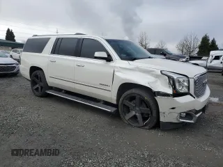 2015 GMC Yukon XL Denali with VIN 1GKS2JKJ0FR540729, listed as a Copart auction lot 46846035 with 131,849 mi miles and Salvage Title. Bid and sale history available at carsss.com. Image 4.