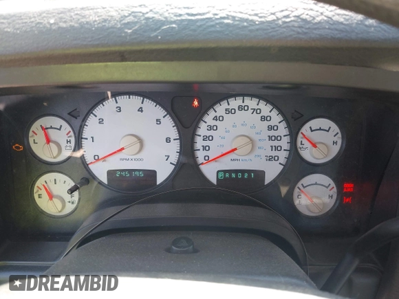 2003 Dodge 1500 ST with VIN 1D7HU18D03J587163, listed as a IAAI auction lot 42059875 with 245,195 mi miles and . Bid and sale history available at DreamBid. Image 7.