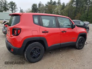 2017 Jeep Renegade Sport with VIN ZACCJBAB9HPG53518, listed as a Copart auction lot 55416835 with 116,123 mi miles and Salvage title. Bid and sale history available at DreamBid. Image 3.