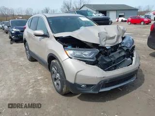 2017 Honda CR-V EX-L with VIN 5J6RW2H85HL058587, listed as a IAAI auction lot 41947746 with 74,980 mi miles. Bid and sale history available at carsss.com. Image 1.