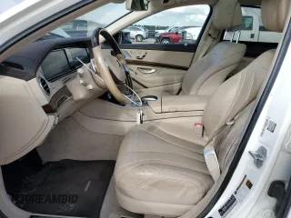 2017 Mercedes-Benz S 550e with VIN WDDUG6DB2HA316894, listed as a Copart auction lot 85319614 with 97,561 mi miles and Salvage Title. Bid and sale history available at DreamBid. Image 7.