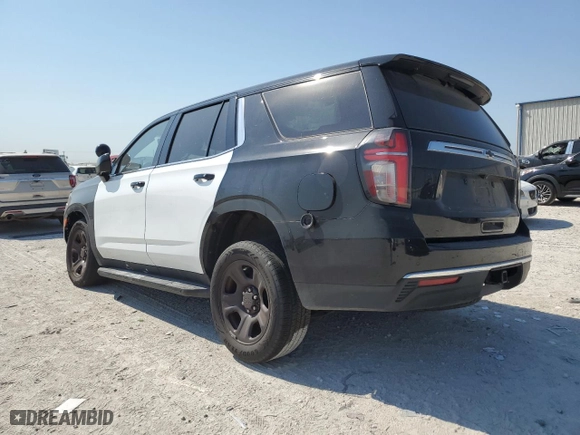 2022 Chevrolet Tahoe Commercial with VIN 1GNSCLED0NR305201, listed as a Copart auction lot 75034054 with 35,053 mi miles and Salvage Title. Bid and sale history available at carsss.com. Image 2.
