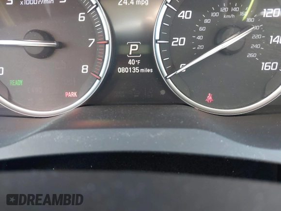 2017 Acura MDX Sport Hybrid w/Advance Pkg with VIN 5FRYD7H72HB001549, listed as a IAAI auction lot 41279343 with 80,135 mi miles. Bid and sale history available at carsss.com. Image 16.