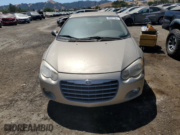 2004 Chrysler Sebring Touring with VIN 1C3EL56R74N208437, listed as a Copart auction lot 66997364 with 45,846 mi miles and Salvage title. Bid and sale history available at DreamBid. Image 5.