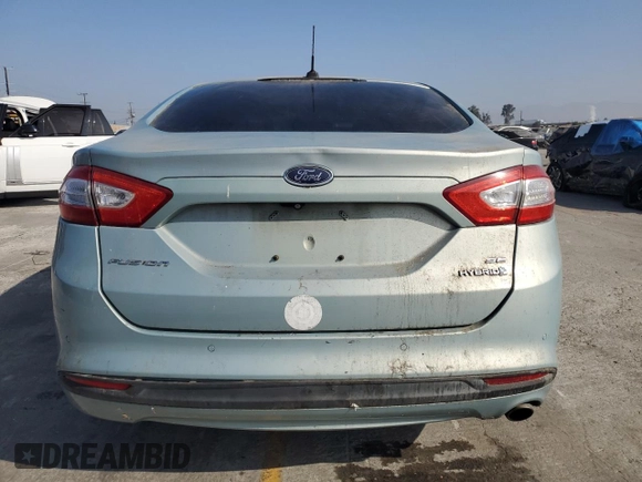 2014 Ford Fusion SE Hybrid with VIN 3FA6P0LU3ER150606, listed as a Copart auction lot 62859575 with 218,371 mi miles and Salvage title. Bid and sale history available at DreamBid. Image 6.