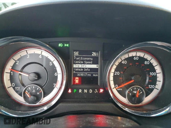 2017 Dodge Grand Caravan SXT with VIN 2C4RDGCG1HR750697, listed as a Copart auction lot 83490934 with 169,817 mi miles and Salvage Title. Bid and sale history available at DreamBid. Image 9.