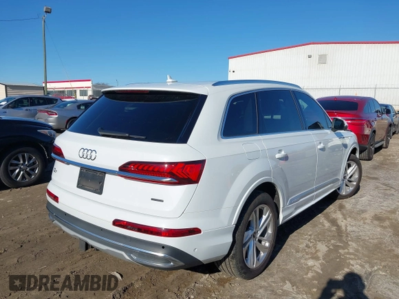 2023 Audi Q7 Premium Plus with VIN WA1LXBF71PD006251, listed as a IAAI auction lot 41423717 with 19,717 mi miles. Bid and sale history available at carsss.com. Image 4.