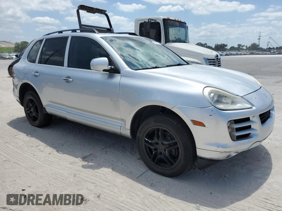 2009 Porsche Cayenne with VIN WP1AA29P49LA04530, listed as a Copart auction lot 57804745 with Not provided miles and Clean title. Bid and sale history available at DreamBid. Image 4.